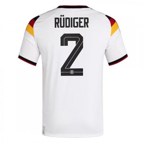Saksa Antonio Rudiger #2 Kotipaita MM-kisat 2026 Lyhythihainen